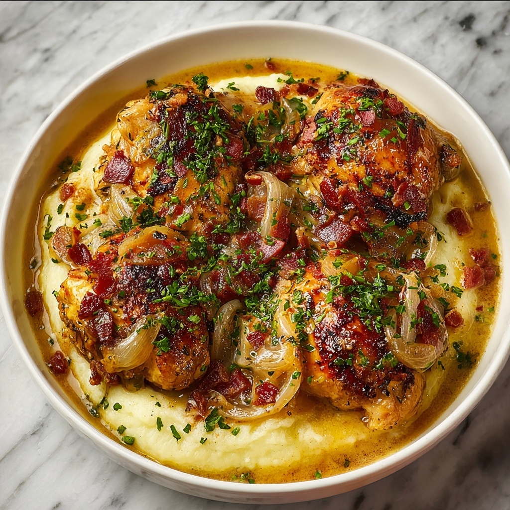 Southern Smothered Chicken Recipe - Recipe Image