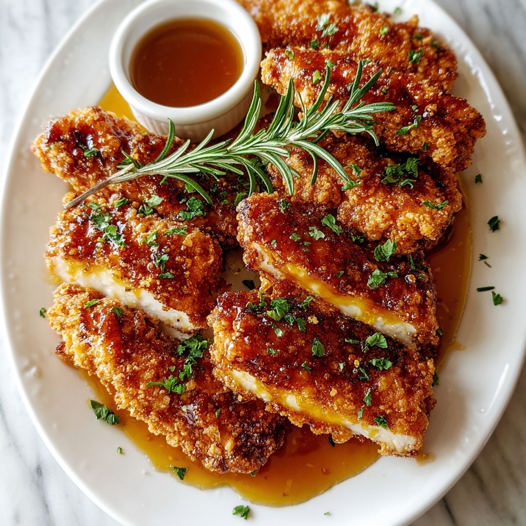 Baked Crunchy Hot Honey Chicken Recipe - Recipe Image