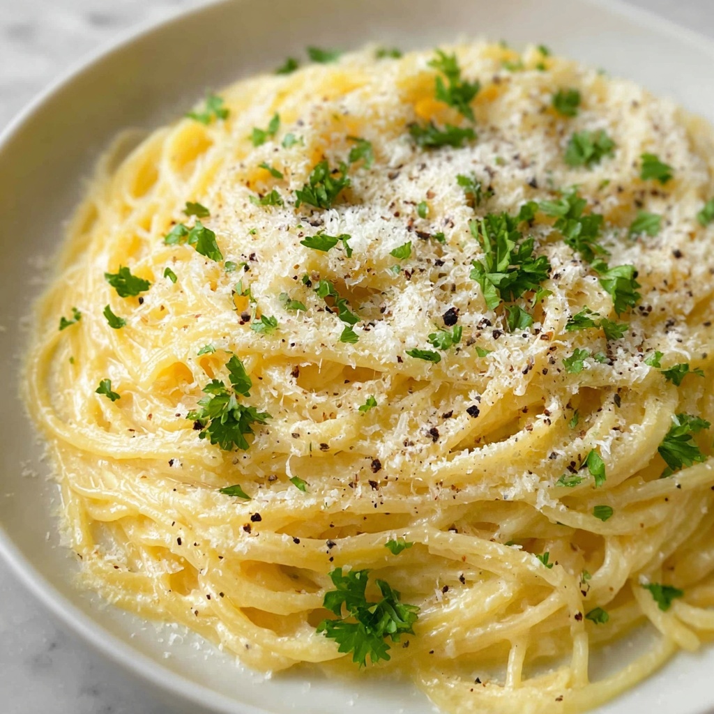 One-Pot Garlic Parmesan Pasta Recipe - Recipe Image
