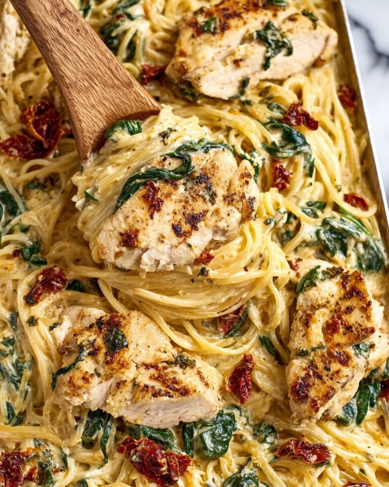Tuscan Chicken and Spaghetti Squash Skillet Recipe