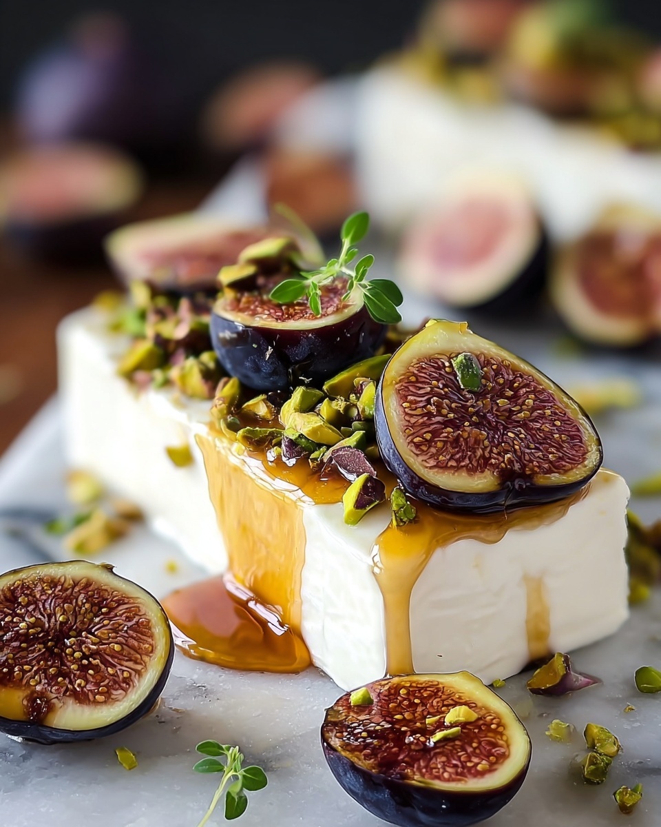 Honey Fig Pistachio Goat Cheese Appetizer Recipe - Recipe Image