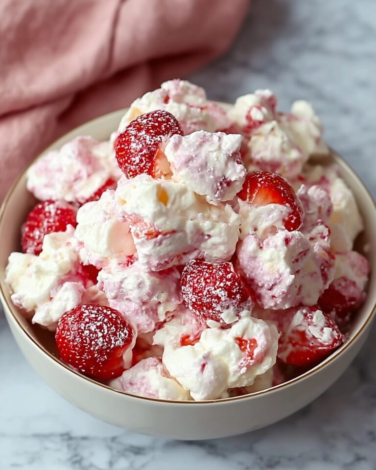Easy & Delicious Strawberry Shortcake Fluff Salad Recipe