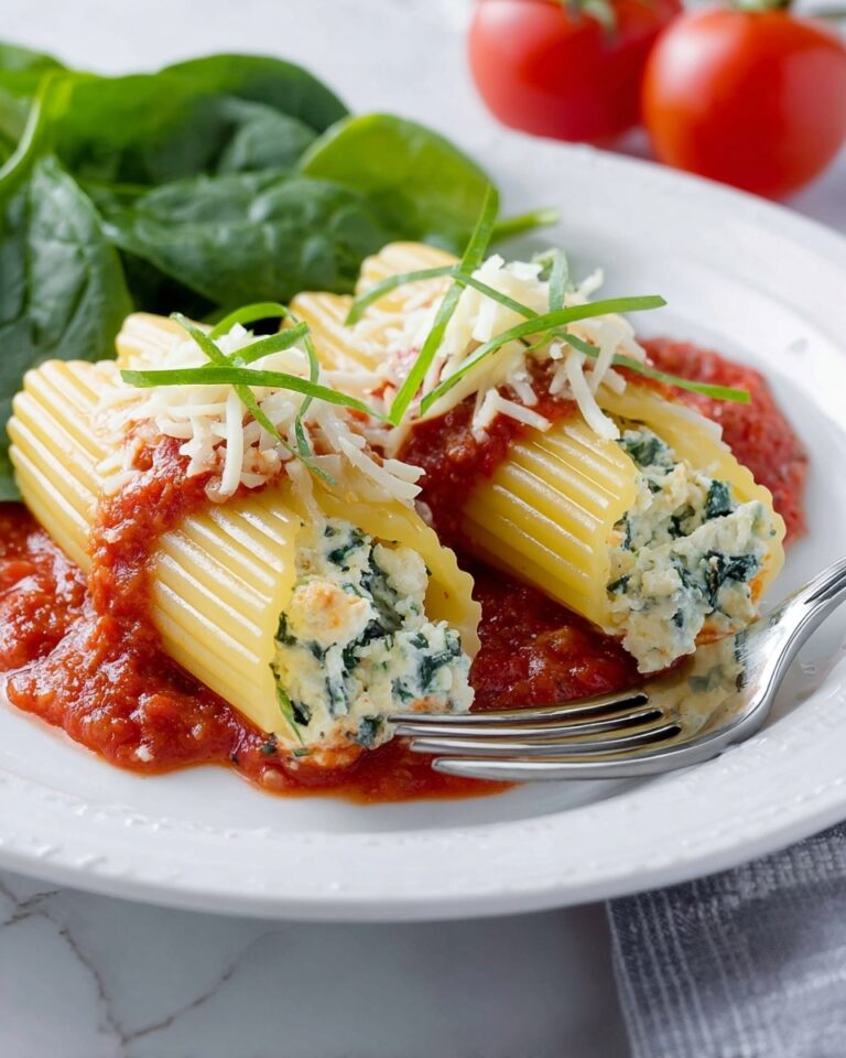Cheese Manicotti Bake Recipe