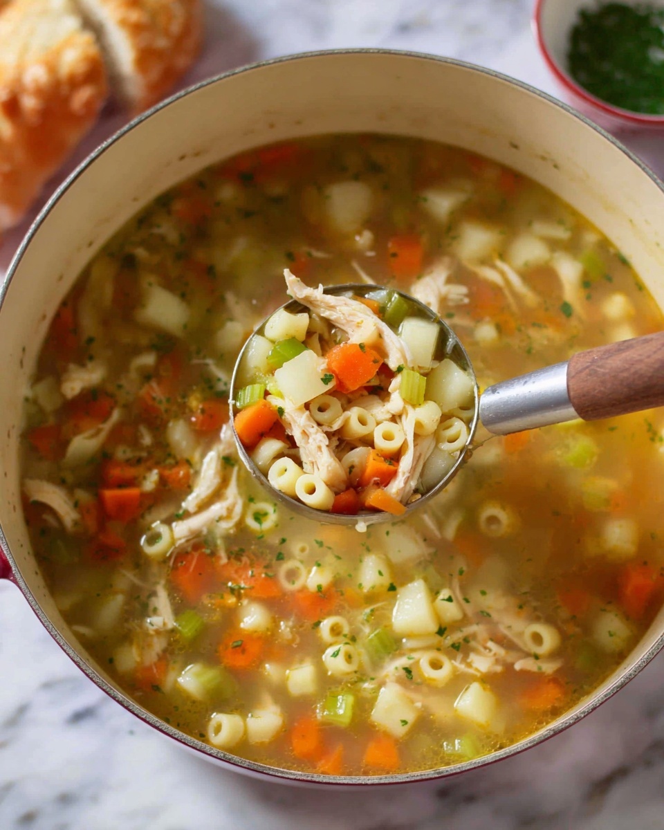 Sicilian Chicken Noodle Soup Recipe - Recipe Image