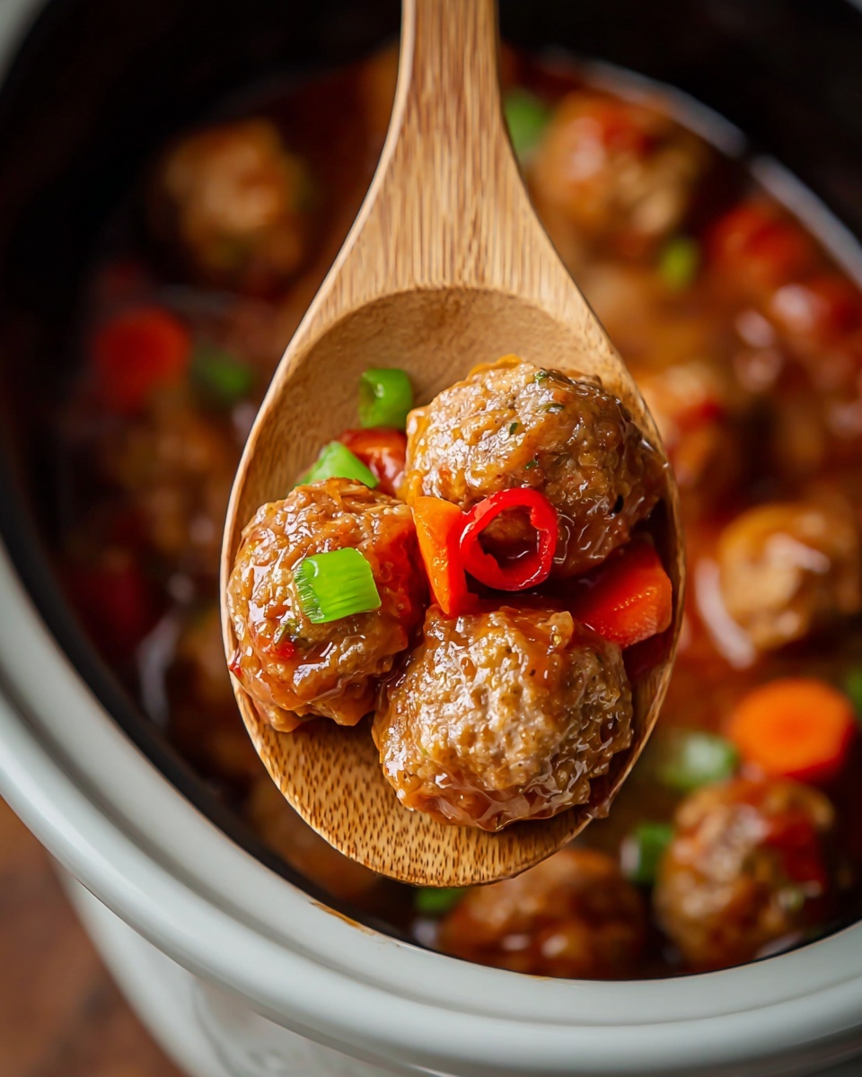 Slow Cooker Chicago Style Meatballs Recipe - Recipe Image
