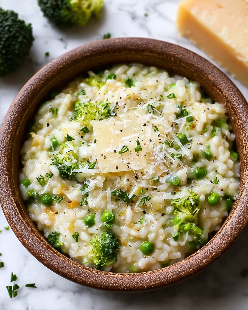 Creamy Broccoli Parmesan Risotto Recipe - Recipe Image
