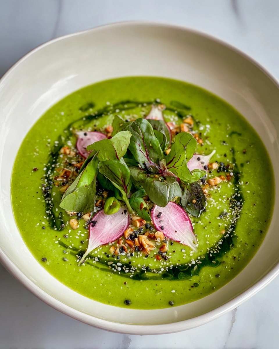 Fresh Green Gazpacho for a Refreshing Summer Meal Recipe - Recipe Image