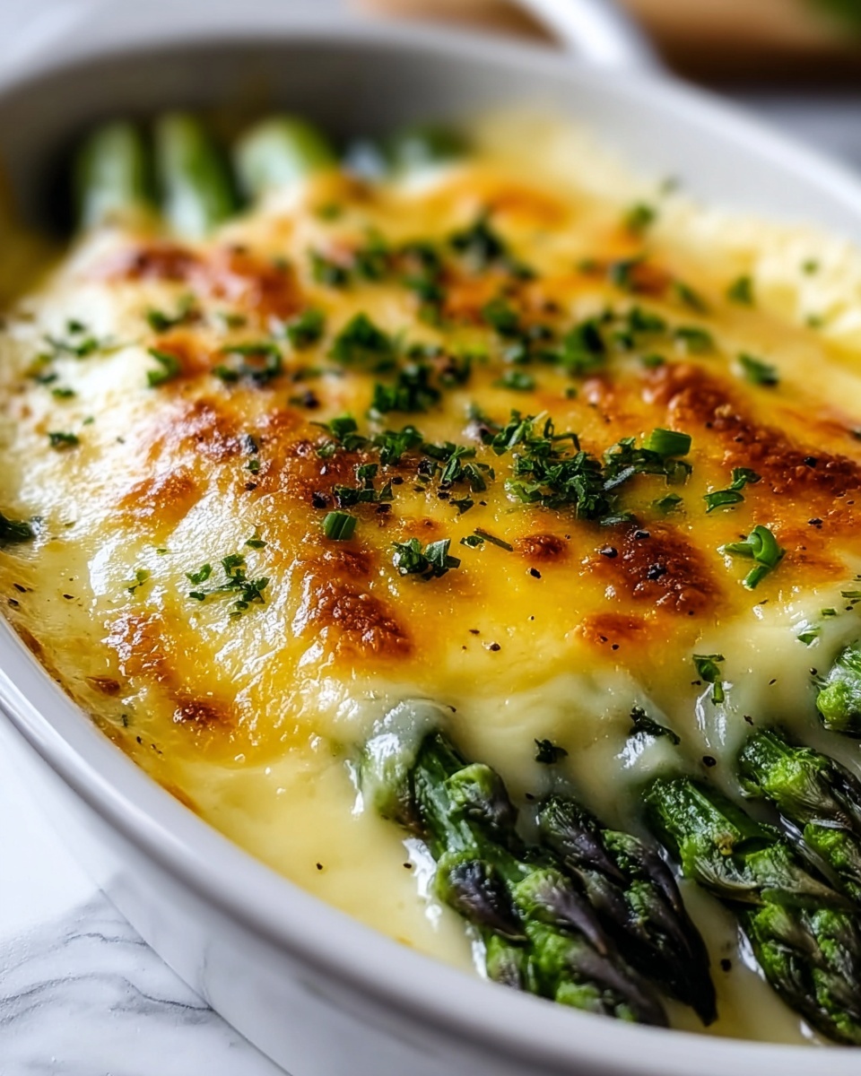Cheesy Asparagus Casserole Recipe - Recipe Image