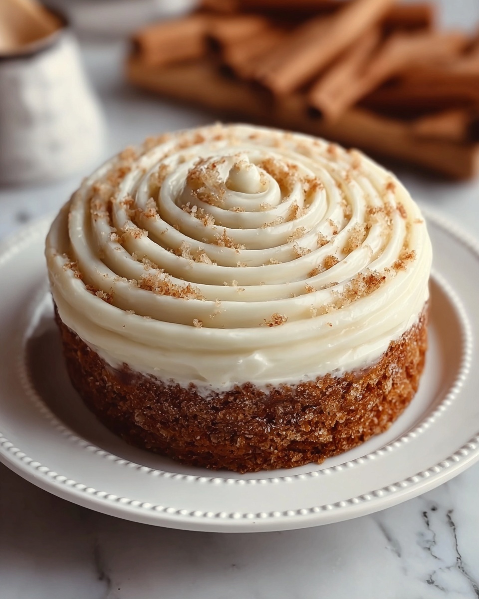 Cinnamon Roll Cake with Cream Cheese Frosting Recipe - Recipe Image