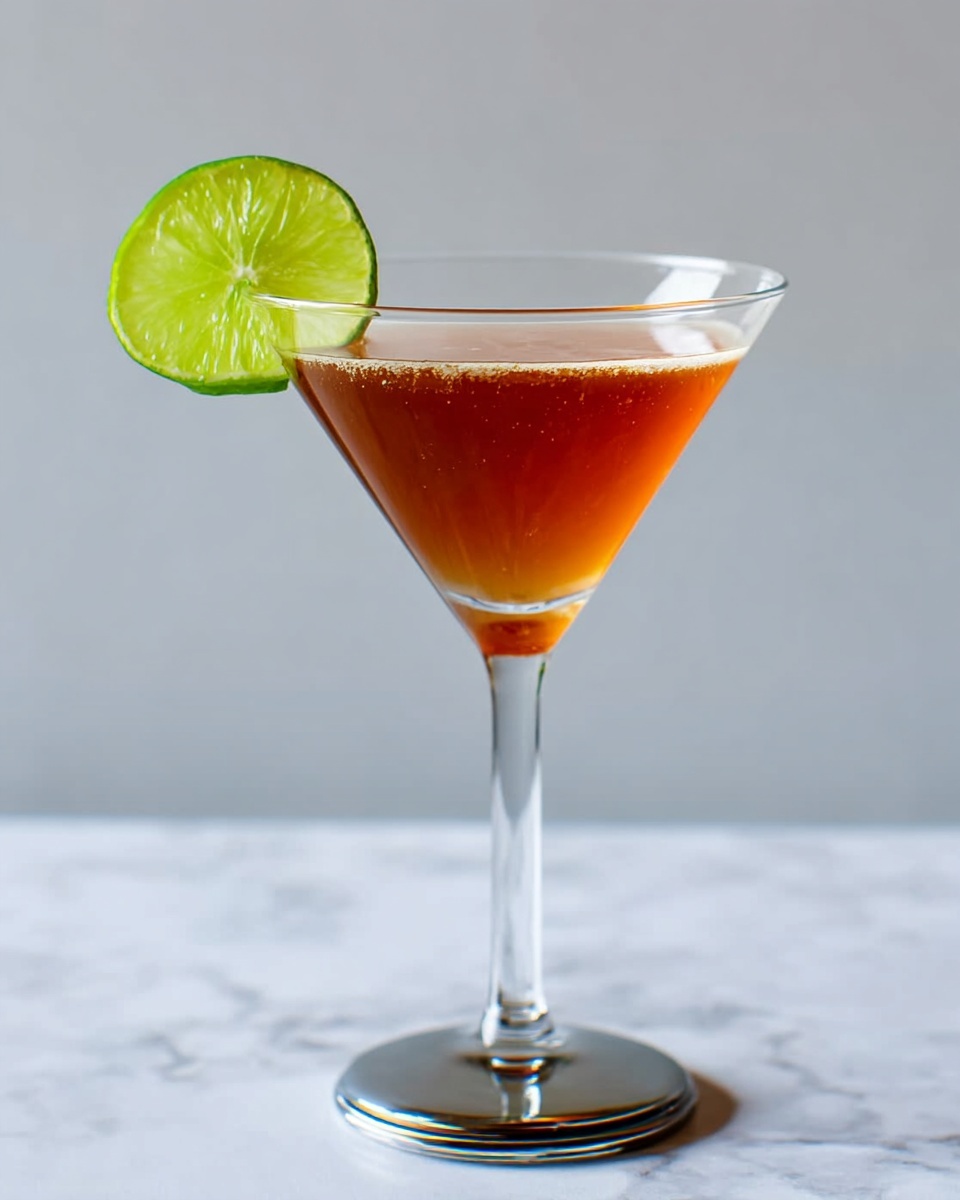 Refreshing Persimmon Cocktail Recipe - Recipe Image