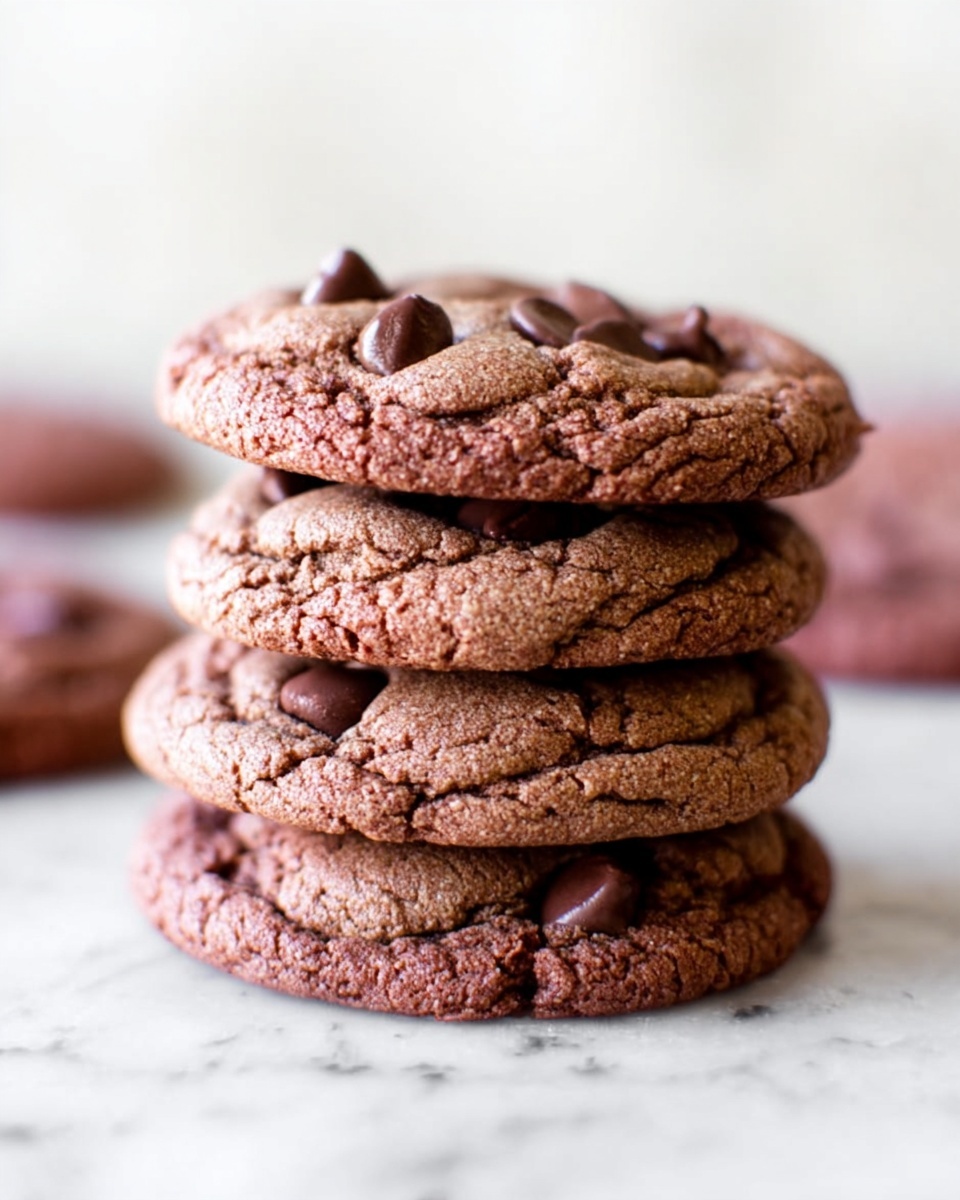 Red Velvet Cake Mix Cookies with Chocolate Chips Recipe - Recipe Image