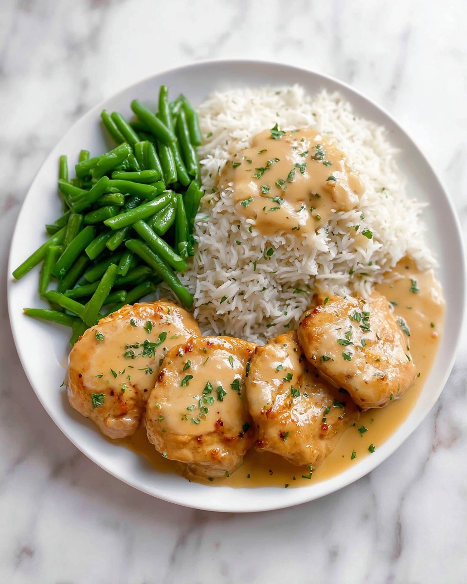 Ranch Seasoned Pork Tenderloin in Creamy Garlic Sauce Recipe - Recipe Image