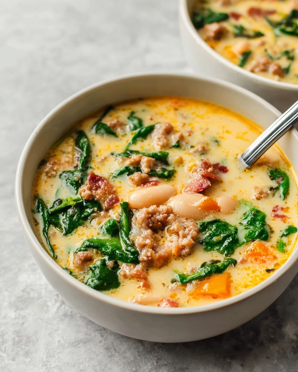 Italian Sausage White Bean Soup Recipe - Recipe Image
