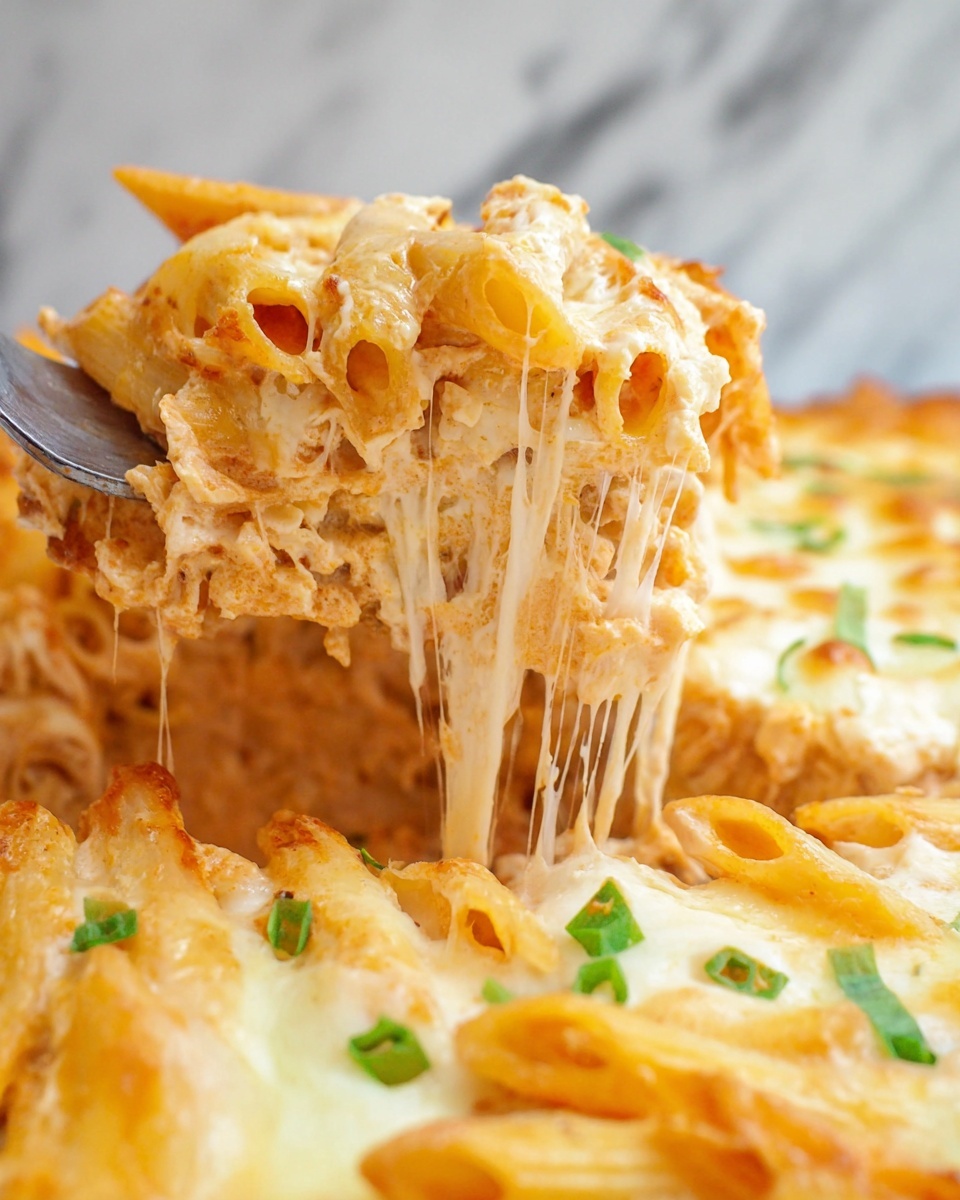 Buffalo Chicken Penne Casserole Recipe - Recipe Image