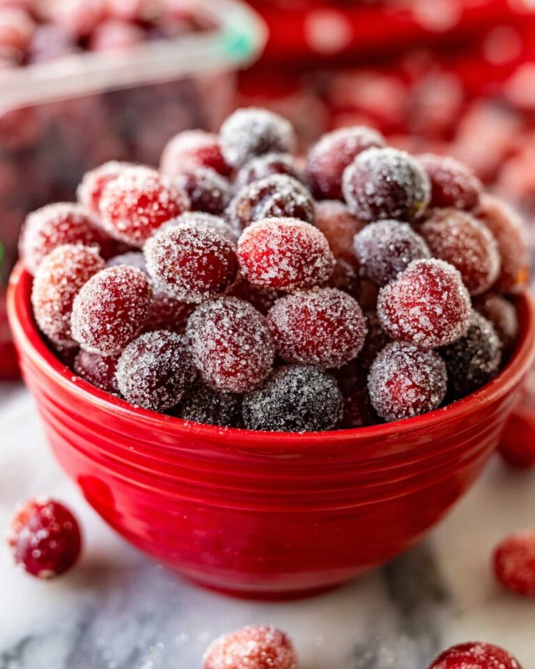 Sugared Cranberries (Easy Recipe) Recipe