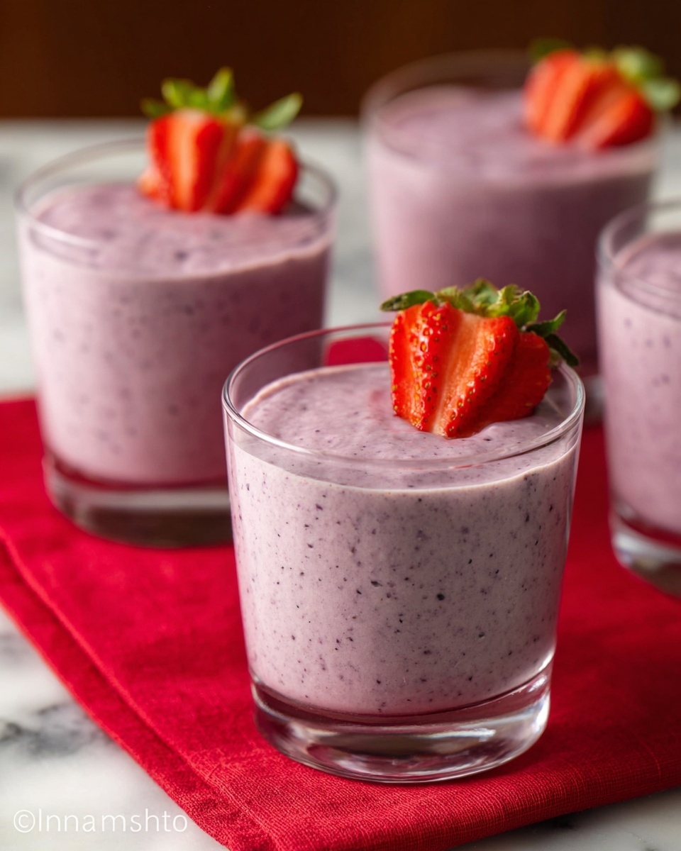 Strawberry Spinach Smoothie Recipe - Recipe Image