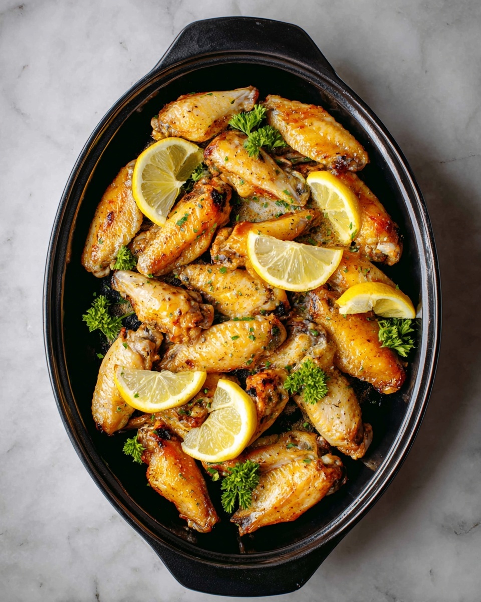 Baked Lemon Pepper Wings Recipe - Recipe Image