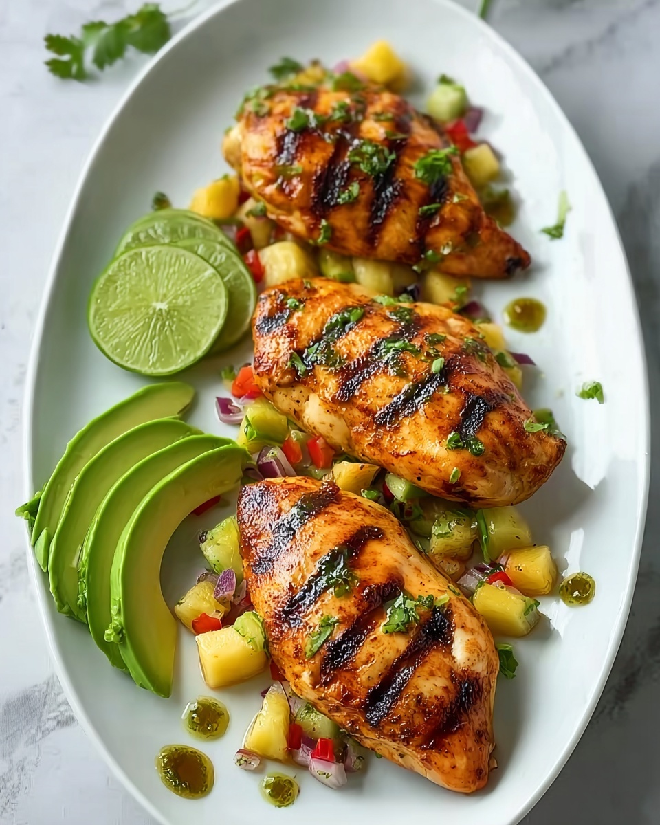 Zesty & Creamy Avocado Lime Baked Chicken Recipe - Recipe Image