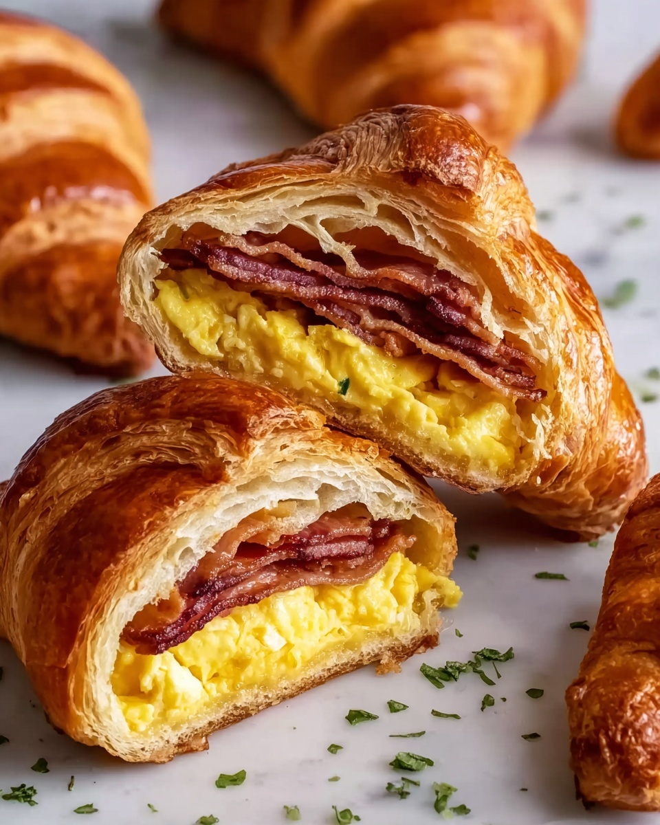 Croissant Breakfast Sandwiches Recipe - Recipe Image