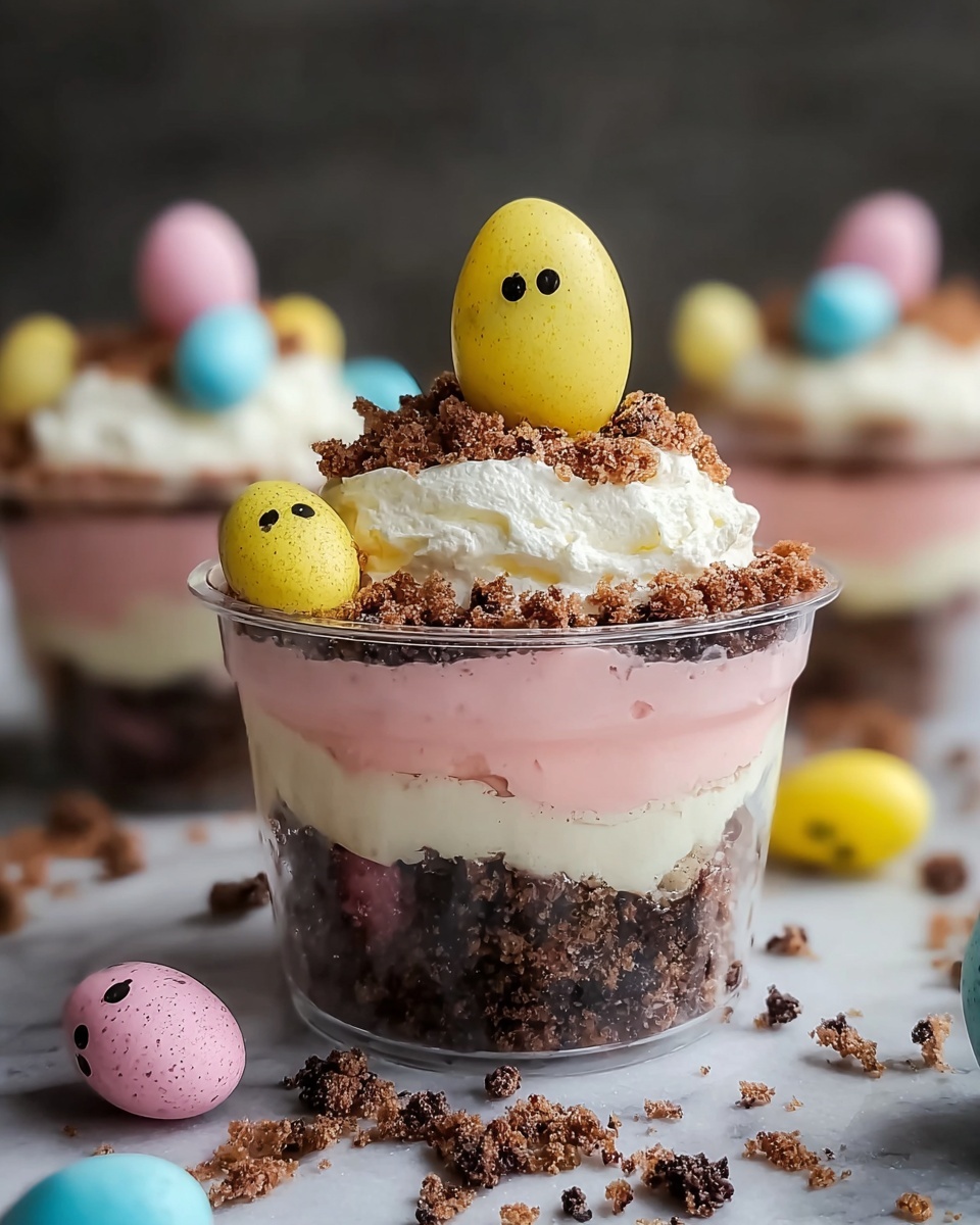 Fun & Festive Easter Dirt Cups Recipe - Recipe Image