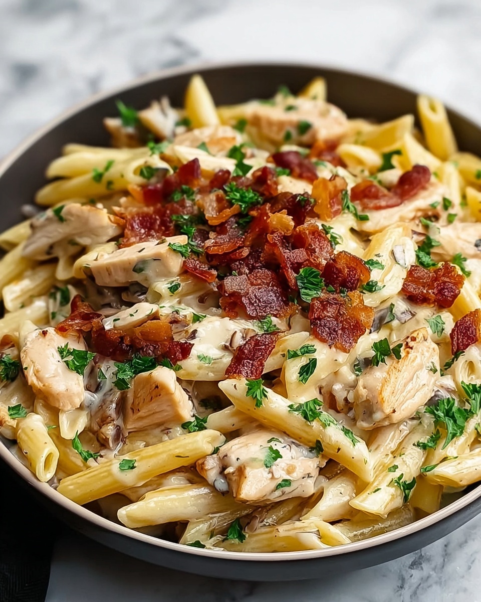 Bacon Ranch Chicken Pasta Recipe - Recipe Image