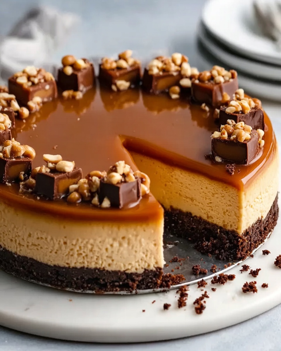 Loaded Butterscotch Cheesecake Recipe - Recipe Image