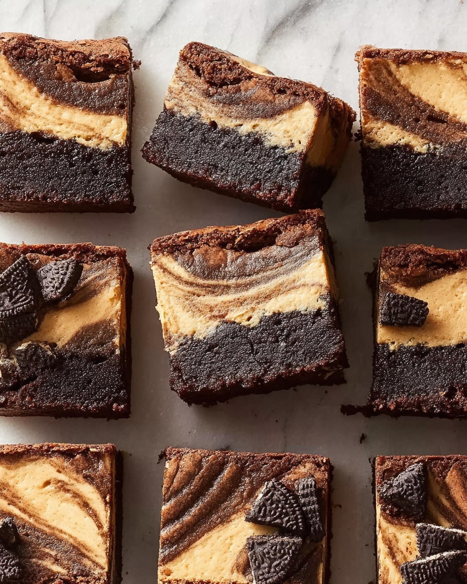 Cookie Dough Oreo Brownies Recipe - Recipe Image