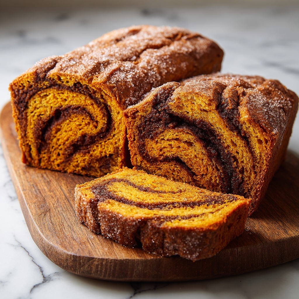 Cinnamon Swirl Pumpkin Bread Mini Loaves Recipe - Recipe Image