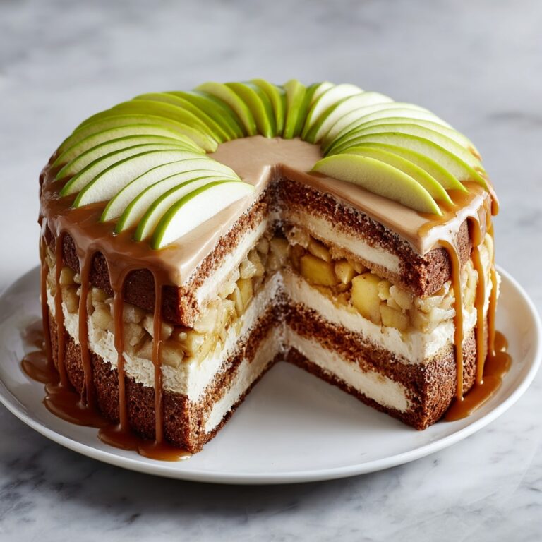 Apple Cake with Salted Caramel Frosting Recipe
