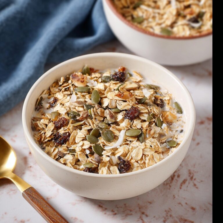 Homemade Muesli with Nuts, Seeds, and Dried Fruit Recipe