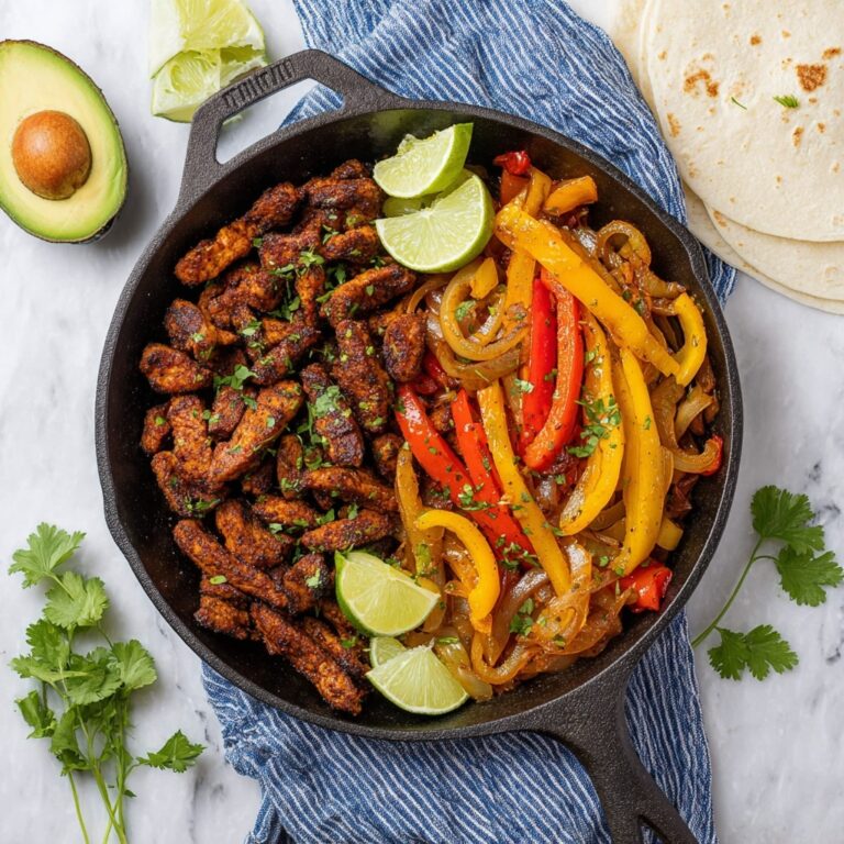 Skillet Chicken Fajitas Recipe