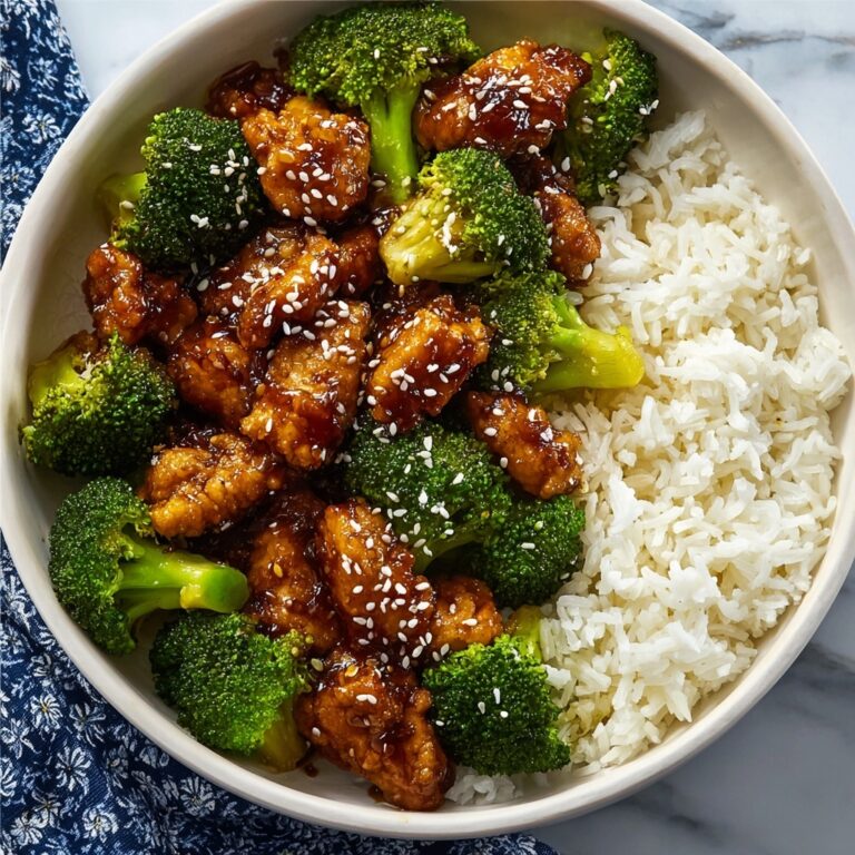 Honey Sesame Chicken and Broccoli Recipe