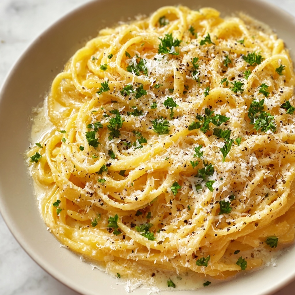 One-Pot Garlic Parmesan Pasta Recipe - Recipe Image