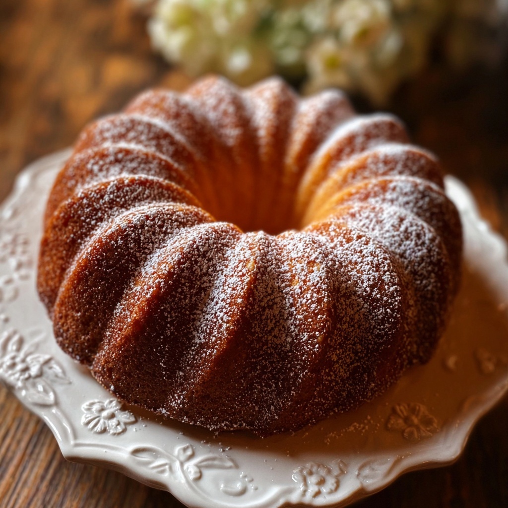 Apple Cider Pound Cake Recipe - Recipe Image