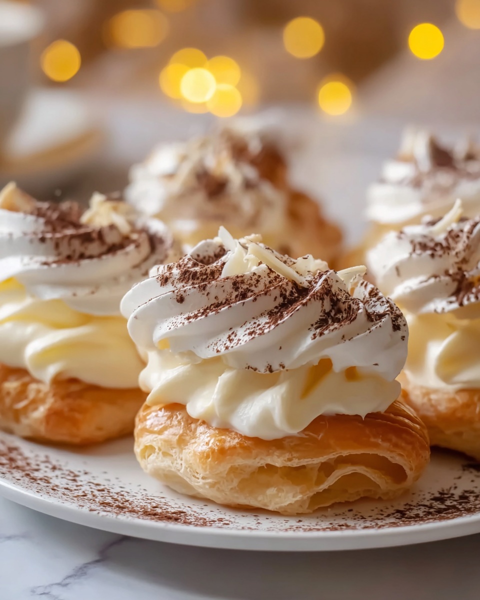 Classic Cream Puffs with Whipped Vanilla Cream Recipe - Recipe Image
