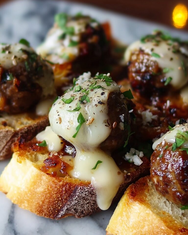 Creamy Meatball Boats Recipe