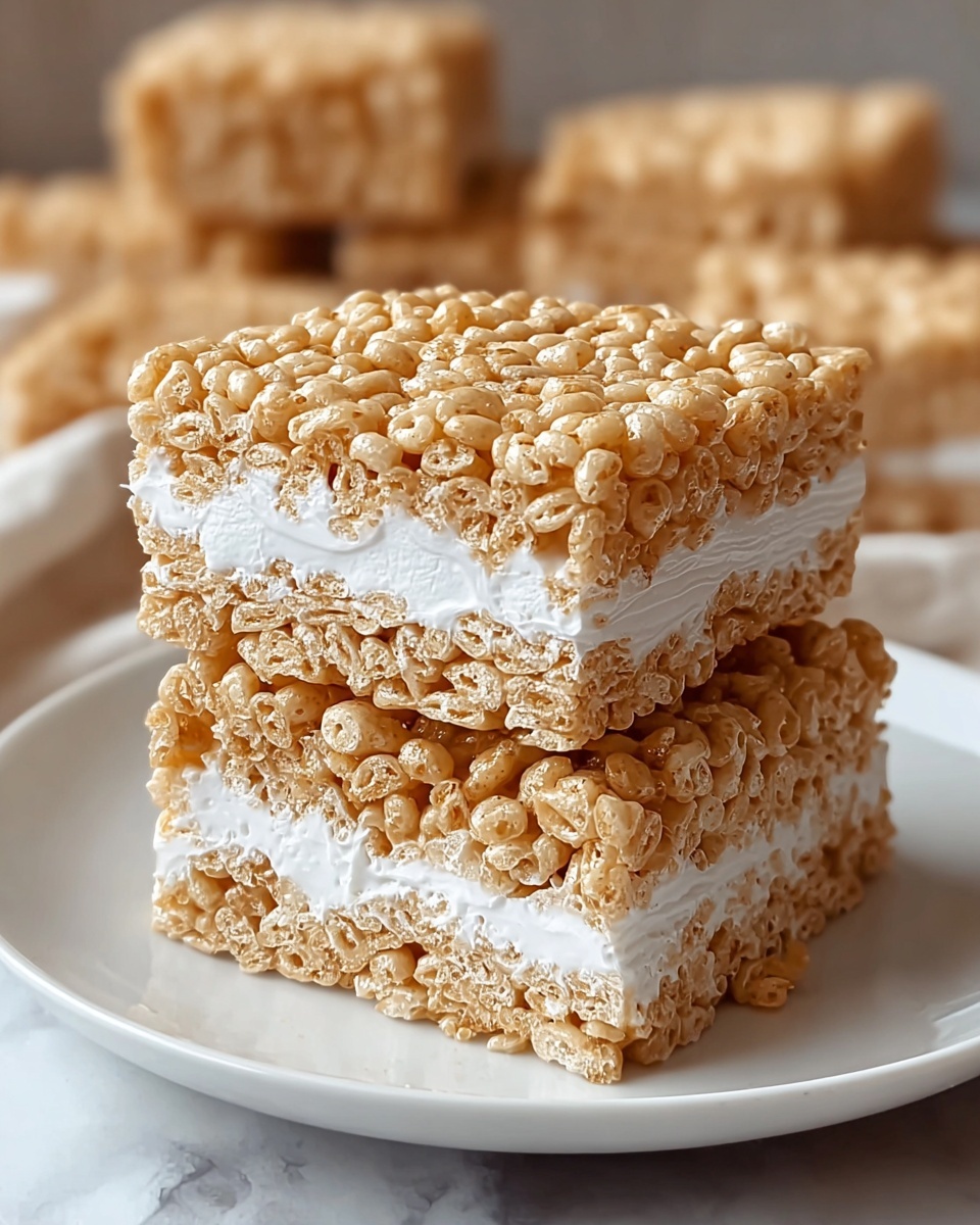 Fluffernutter Rice Krispie Treats Recipe - Recipe Image