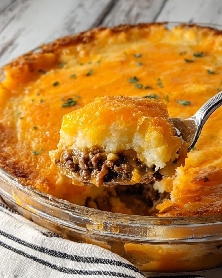 Cheddar Bay Ground Beef Cobbler Recipe