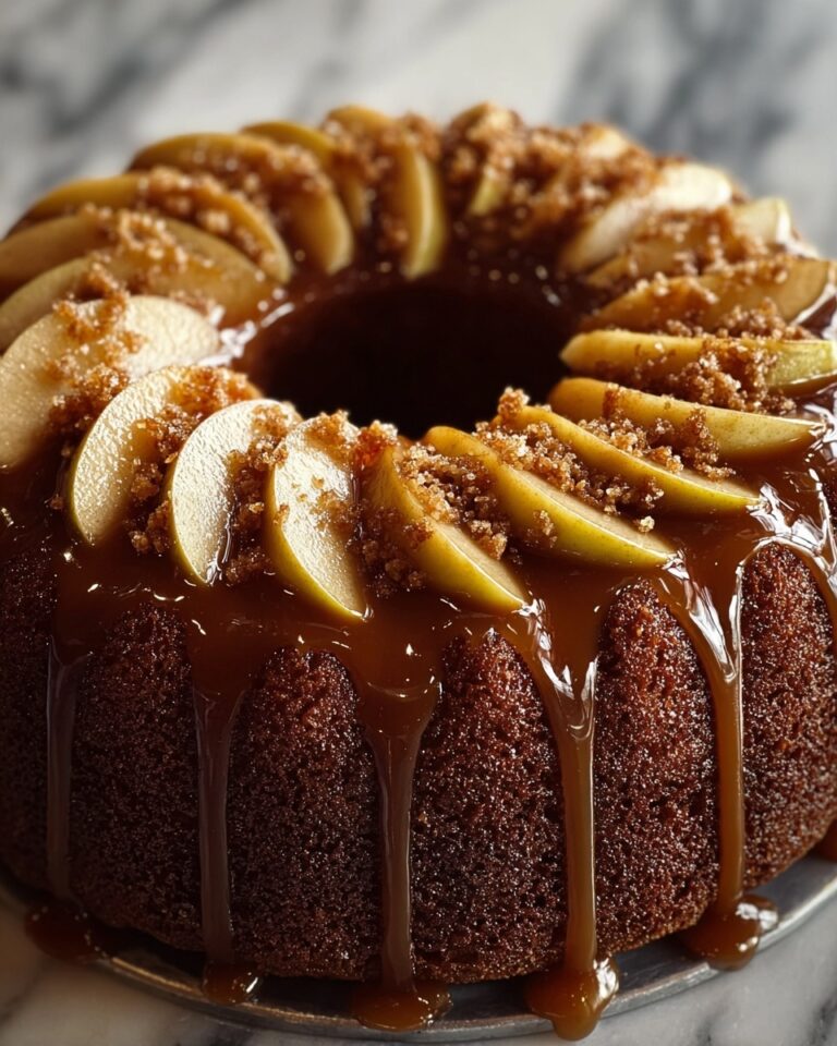 Caramelized Peach and Brown Sugar Pound Cake Recipe