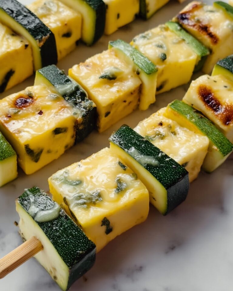 Garlic Butter Zucchini Skewers Recipe