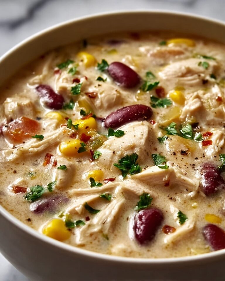 Crockpot Cream Cheese Chicken Chili Recipe