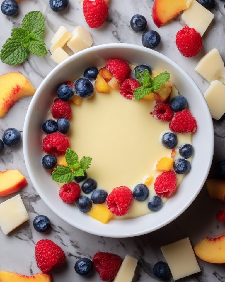 Vanilla Pudding with Fresh Fruit Recipe