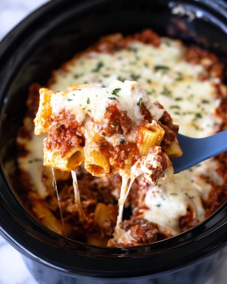 Slow Cooker Baked Ziti with Italian Sausage and Cream Cheese Recipe