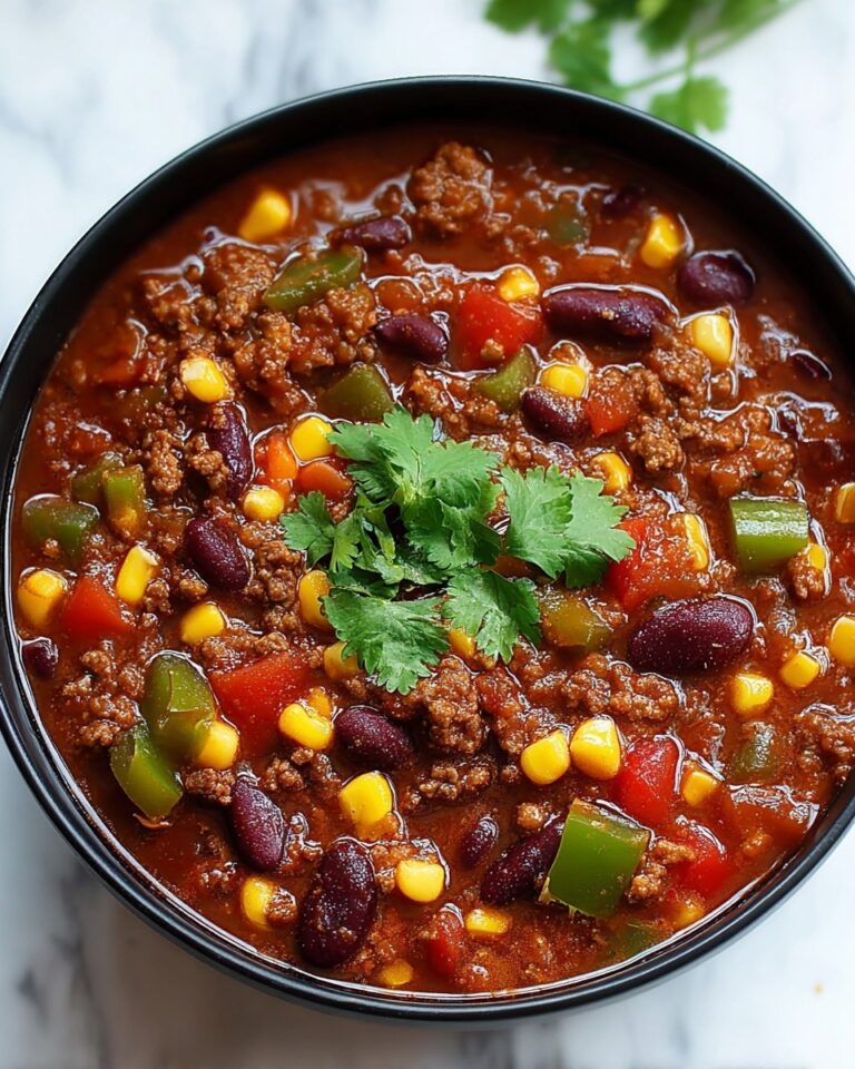 Easy One-Pot Chili Recipe for a Cozy Weeknight Dinner Recipe