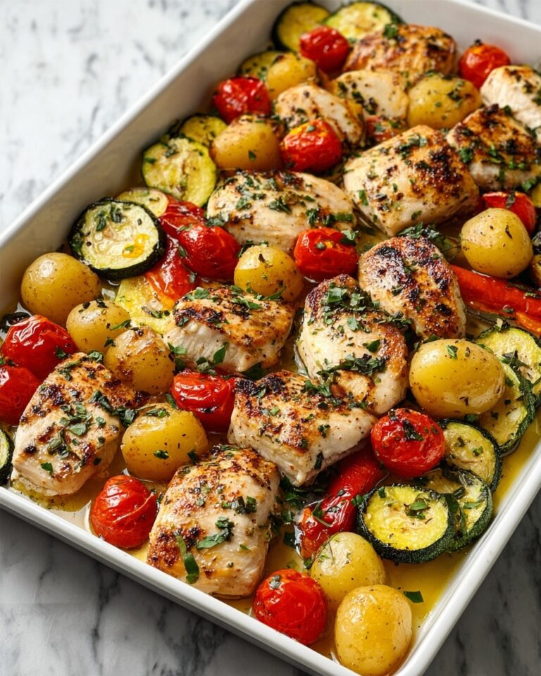 Easy One-Pan Italian Chicken and Veggies Recipe