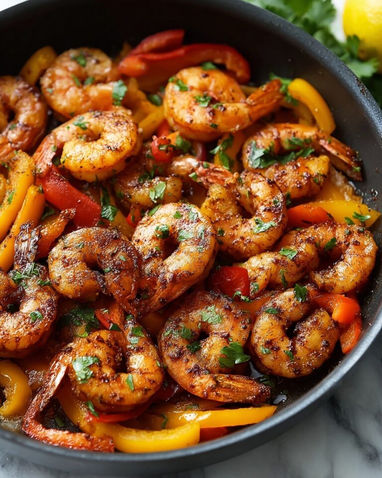 Easy One-Pot Shrimp Fajitas Recipe