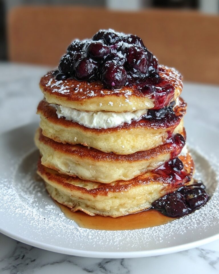 Fluffy Homemade Ricotta Pancakes Recipe