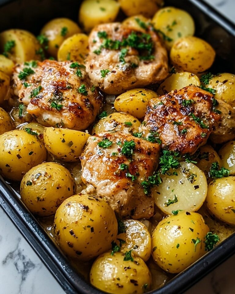 Crockpot Garlic Parmesan Chicken and Potatoes for Busy Weeknights Recipe