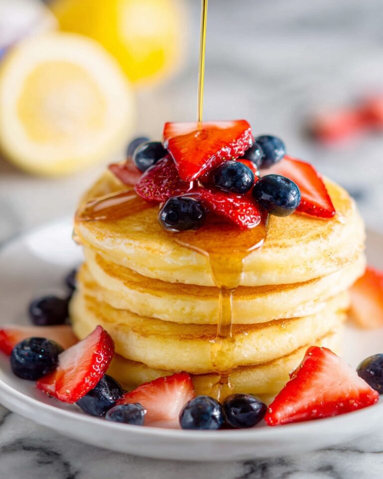 Fluffy Lemon Ricotta Pancakes Recipe