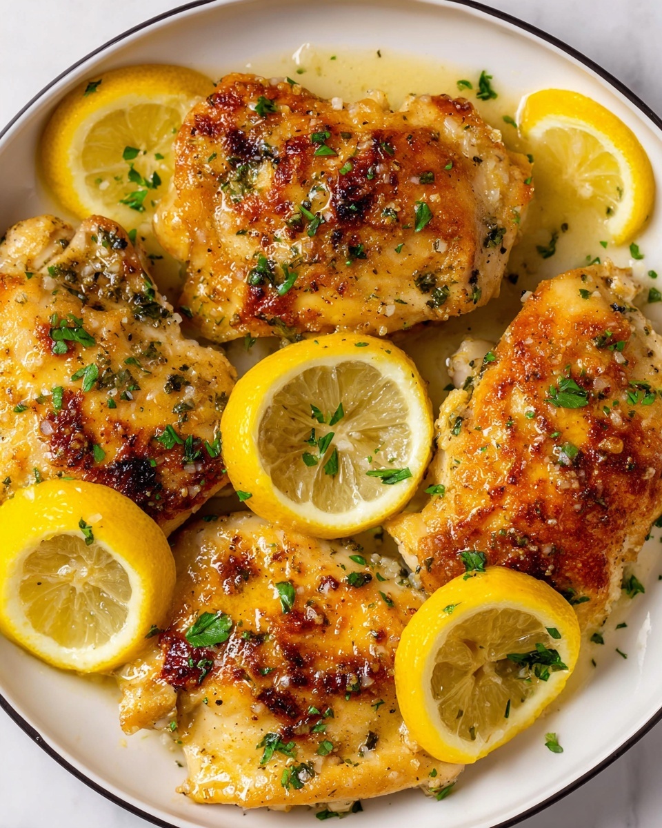 Lemon Chicken with Best Lemon Butter Sauce Recipe - Recipe Image